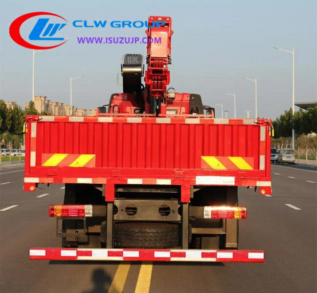 FAW 12000kg truck with a crane for sale Uruguay