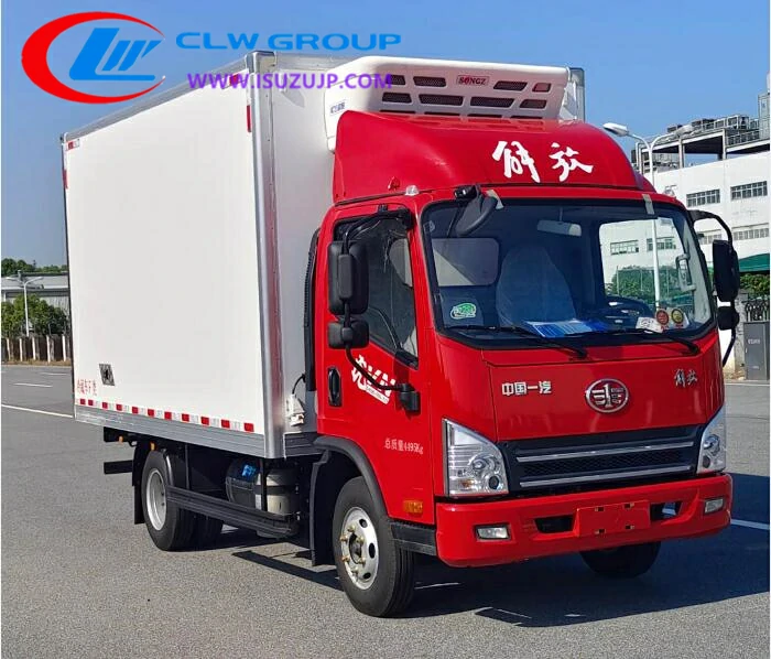 FAW 3T reefer truck price Madagascar