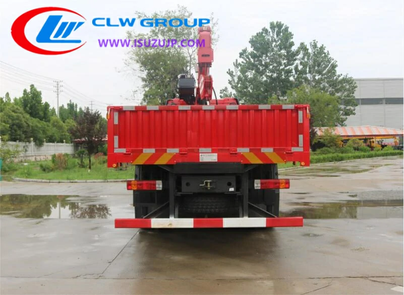 FAW 8000kg crane truck service Kenya