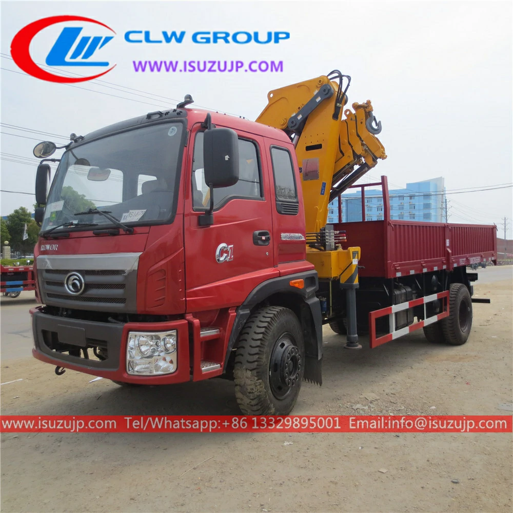 Foton 6.3 ton boom truck crane