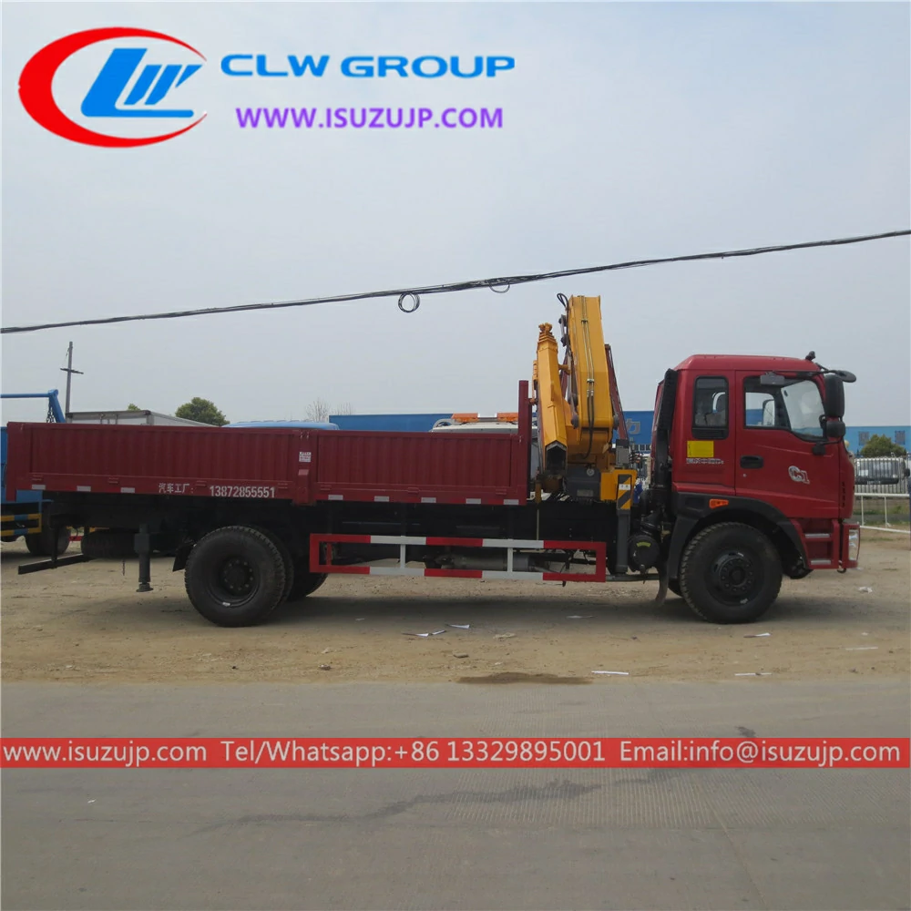 Foton 6.3 ton truck mounted crane for sale