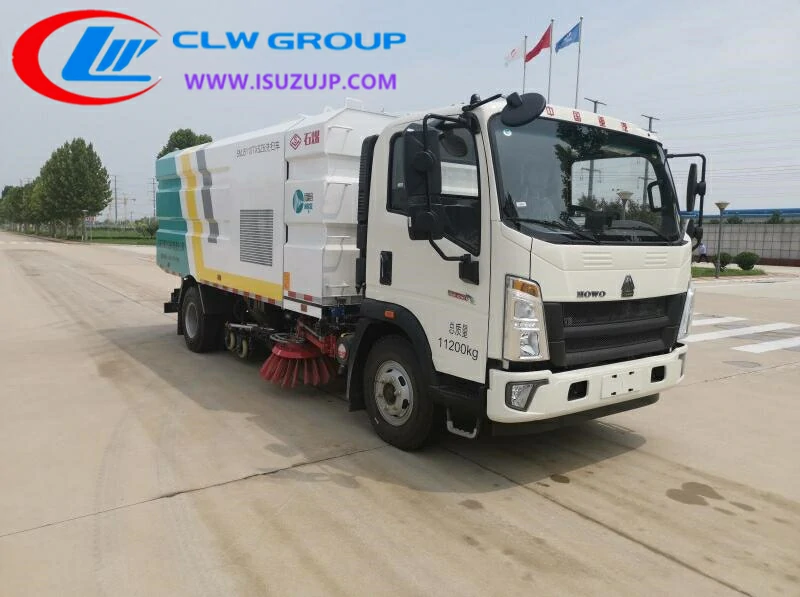 HOWO 8m3 warehouse sweeper Malawi