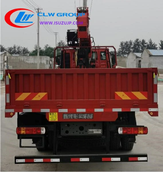 HOWO crane truck 10 ton price Rwanda