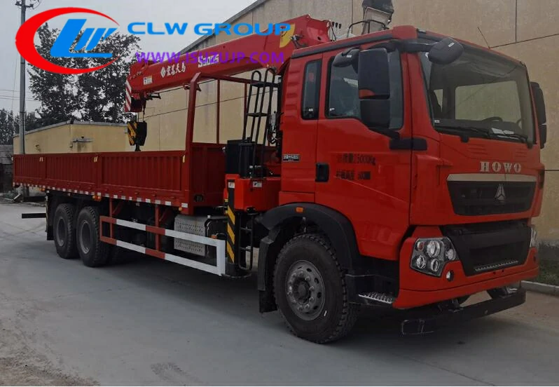 HOWO crane truck 10 ton sale Rwanda