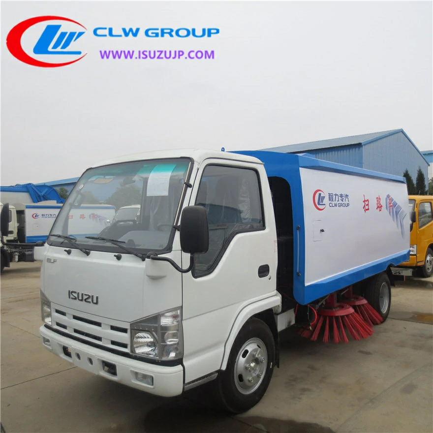 ISUZU 100P sidewalk sweeper price Tanzania