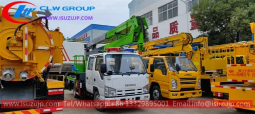 ISUZU 16m truck with manlift