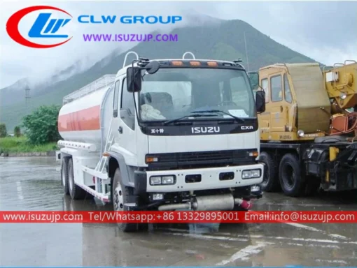 ISUZU 20cbm ईंधन टैंकर ट्रक बिक्री के लिए