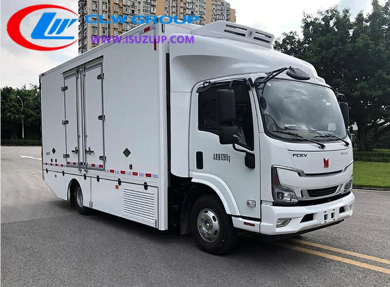 ISUZU 3 ton electric refrigerated truck for sale Mongolia