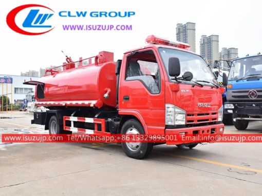 ISUZU 3cbm airport fire truck