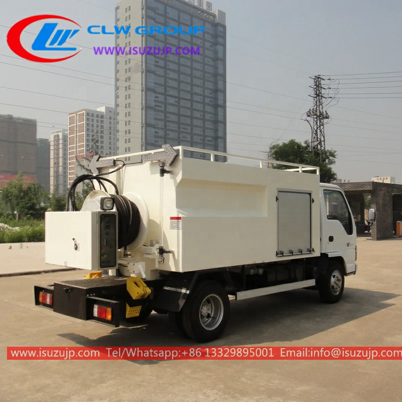 ISUZU 6 ton Sewer Dredging and Cleaning Truck