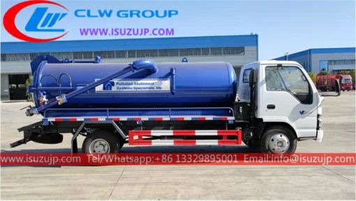 ISUZU 6000L รถบรรทุกดูดสิ่งปฏิกูล