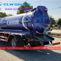 ISUZU 6000liters sewer vacuum truck