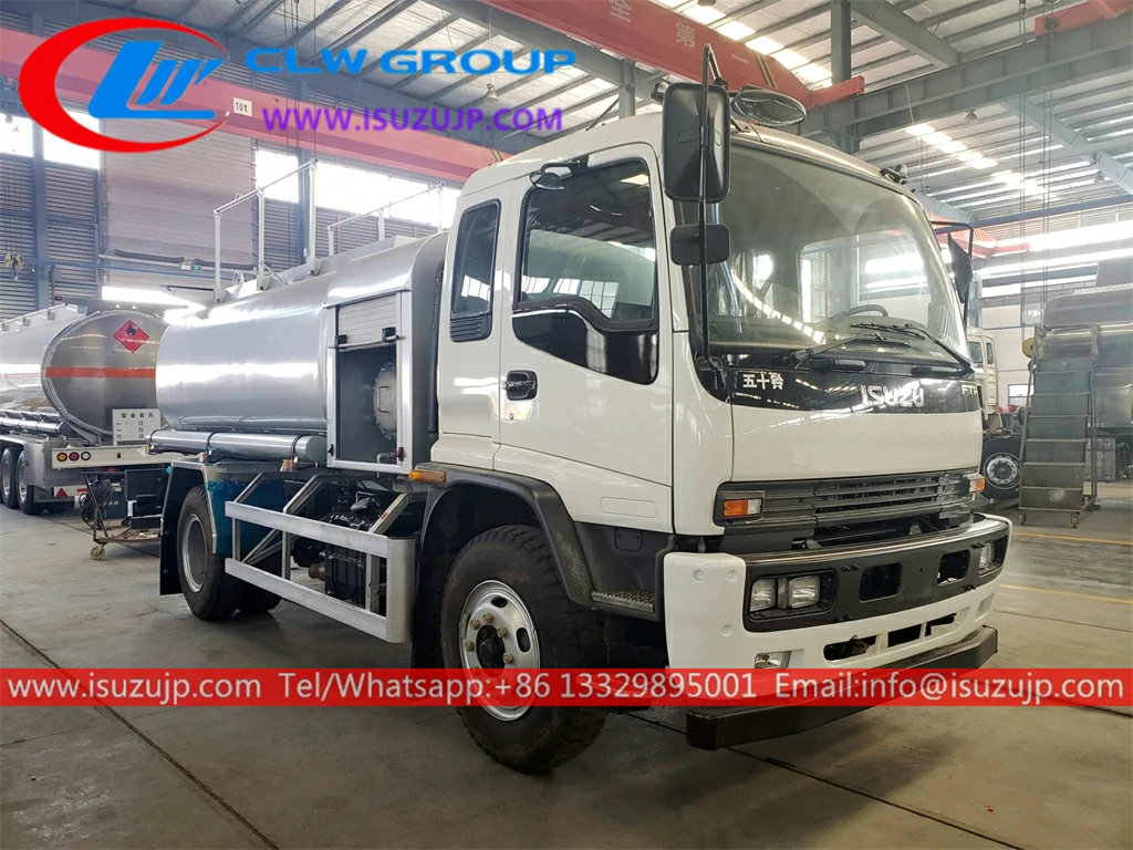 ISUZU 8M3 aluminum alloy military aircraft fuel truck