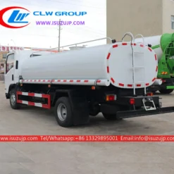 ISUZU 8cbm stainless steel water tanker for sale