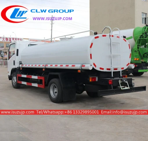 ISUZU 8cbm stainless steel water tanker for sale