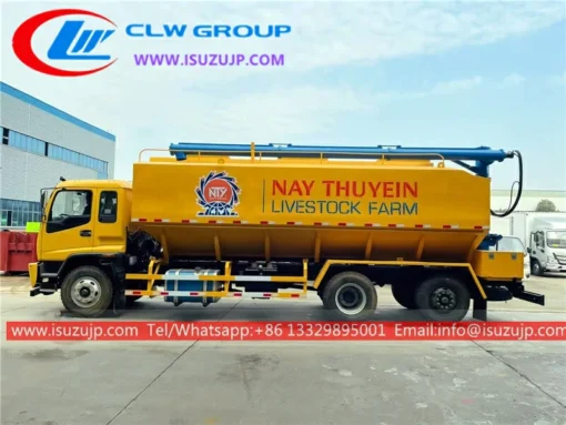 Camión de alimentación de animales ISUZU FTR 24cbm