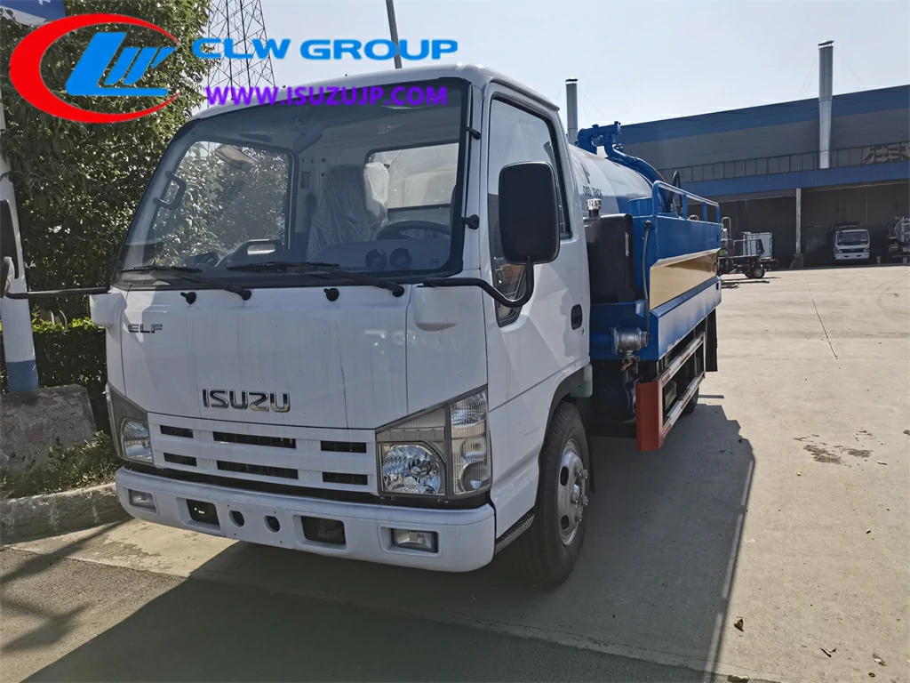 ISUZU NHR 5m3 vacuum jetter truck