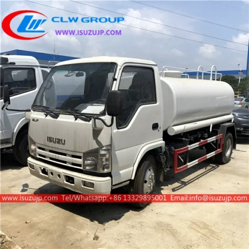 شاحنات مناقصة المياه ISUZU NHR 5t