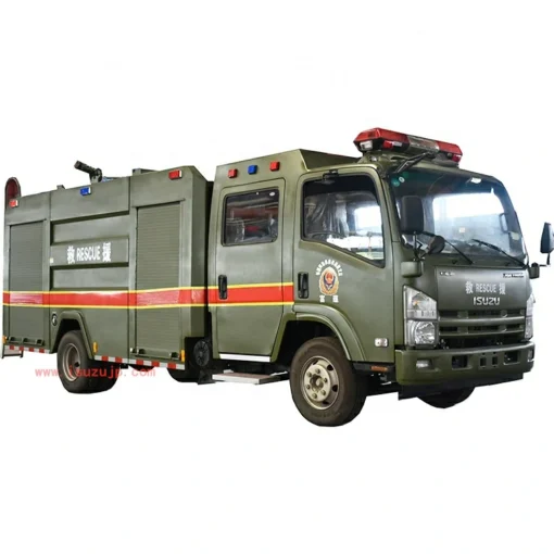Venta de camiones de bomberos ISUZU NMR 3500L en Madagascar