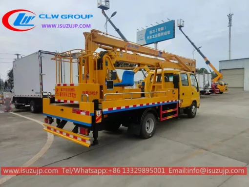 ISUZU telescopic boom lift lori