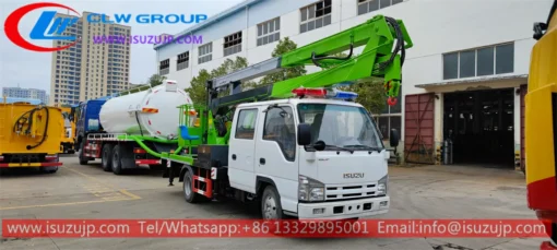 ISUZU telescopic boom lift truck