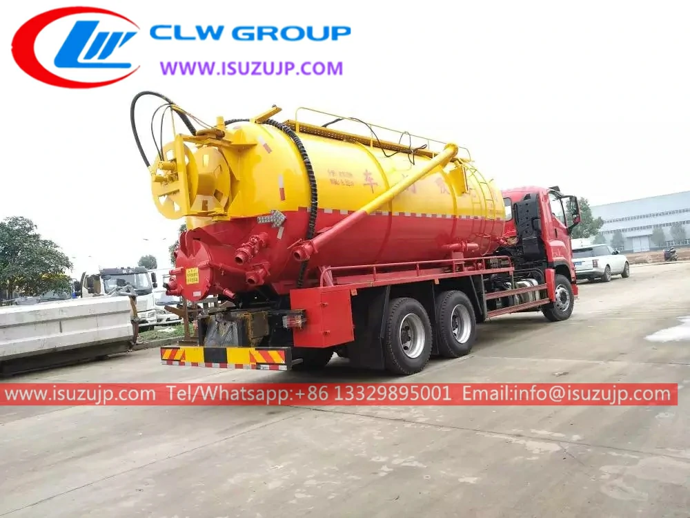 Isuzu 18000L sewer jet truck