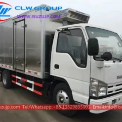 Isuzu 3 ton stainless steel refrigerated truck