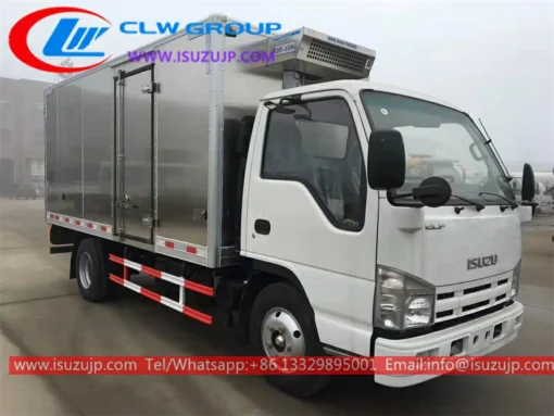 Camion frigorifique en acier inoxydable Isuzu 3 tonnes