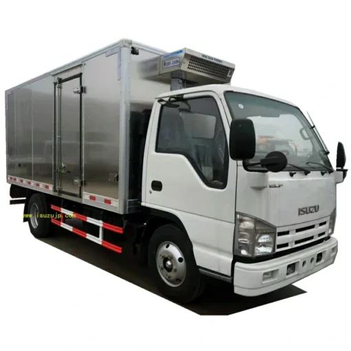 Isuzu 4.2m stainless steel reefer box truck for sale ໂບລິເວຍ