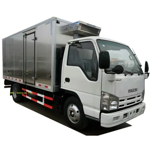 Isuzu 4.2m stainless steel reefer box truck na ibinebenta sa Bolivia