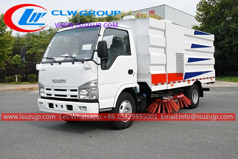 Isuzu 5m3 street sweeper truck