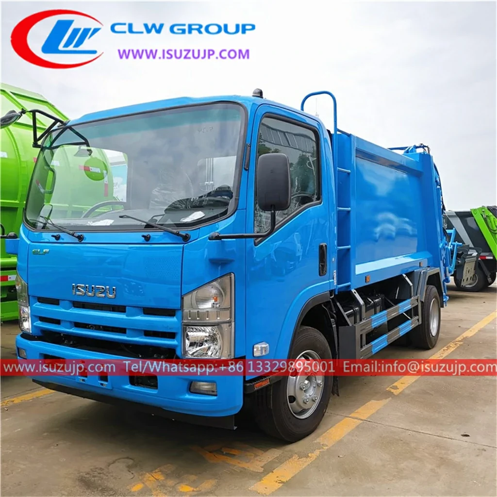 Isuzu 6m3 waste management garbage truck