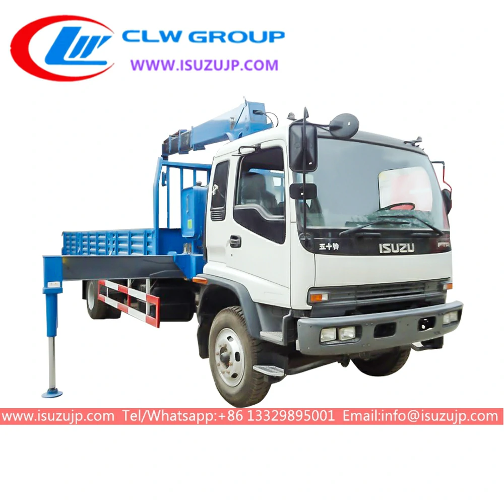 Isuzu FTR 6.3 ton crane price Cambodia