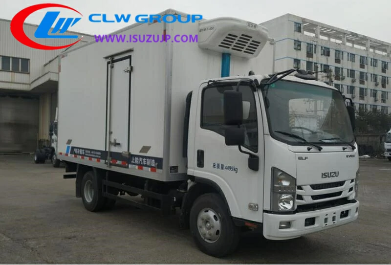 Isuzu Npr reefer truck for sale Tajikistan