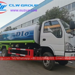 Isuzu all wheel drive 8t water truck for sale