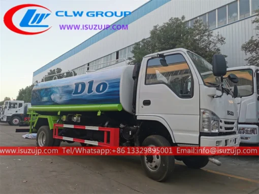 Isuzu all wheel drive 8t water truck for sale