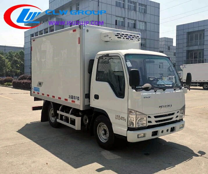 Isuzu elf 4m freezer truck Myanmar