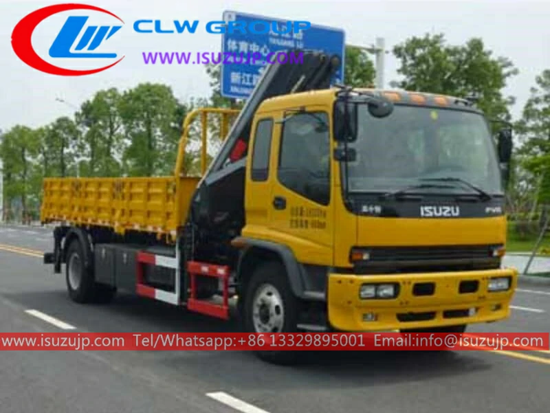 Isuzu fvr 10t knuckle boom truck Indonesia