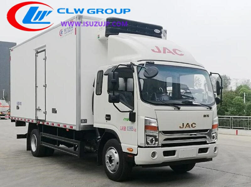 JAC 8 ton reefer straight truck Burundi