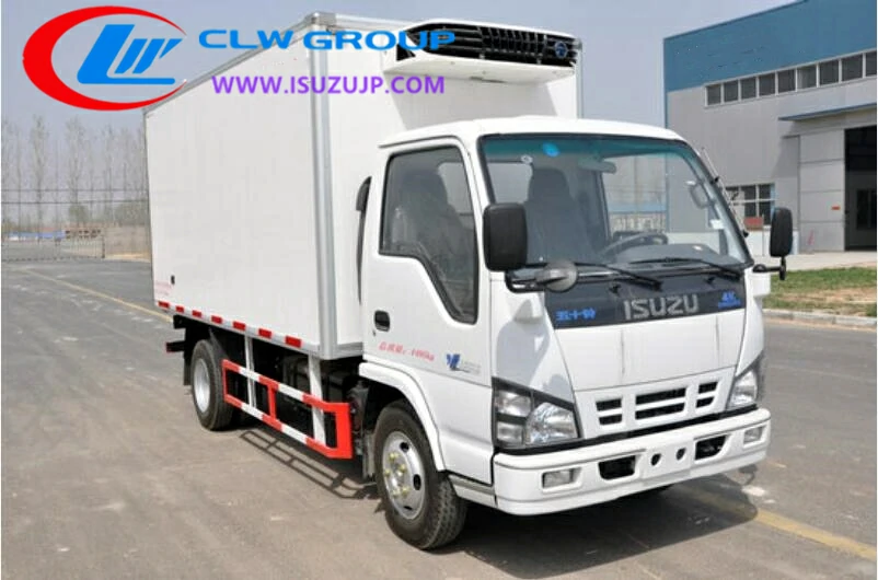 Japan Isuzu 4T chiller truck Turkmenistan