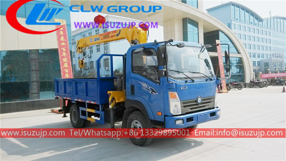 Sinotruk Wangpai mobile crane 5 ton price Saudi Arabia