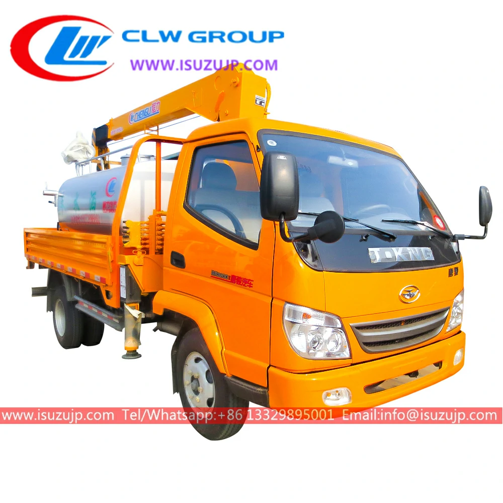 T-King mini construction crane truck Turkmenistan