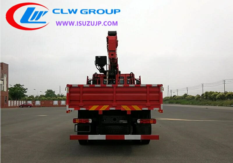 6 wheel HOWO boom truck for sale Trinidad and Tobago