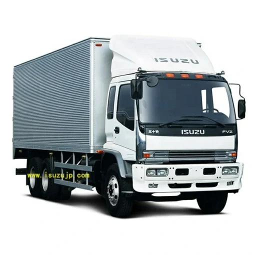 6x4 ISUZU FVZ caminhão de caixa resistente de 30 pés