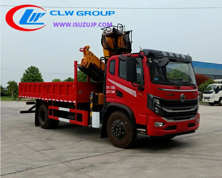 DFAC 6.3ton tipper truck with crane Jamaica