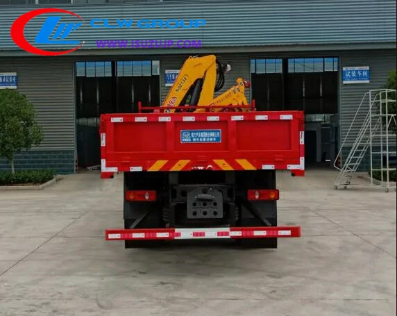 DFAC 6.3ton tipper truck with crane for sale Jamaica