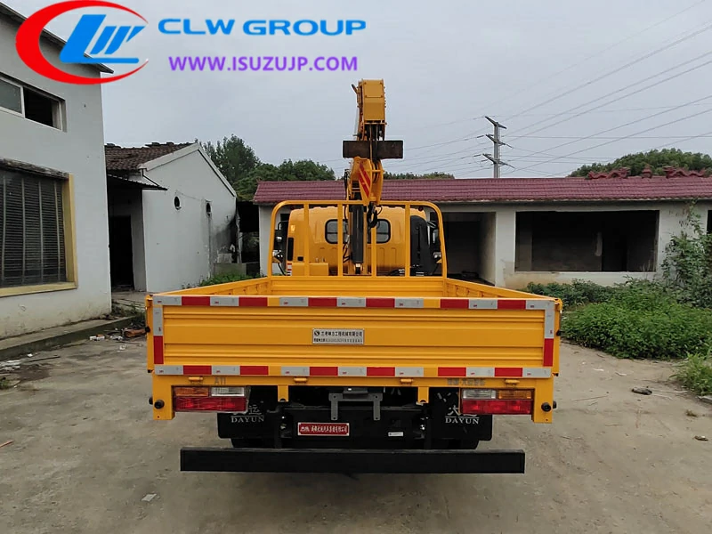 Dayun small truck with crane price Papua New Guinea