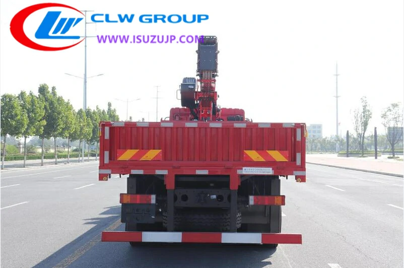 HOWO 12ton mounted crane truck for sale Salvador