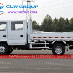 ISUZU Double cabin diesel cargo truck