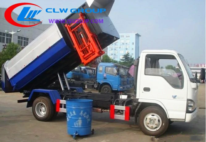 ISUZU Hanging bucket garbage truck